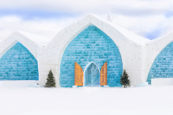 Narrativas Congeladas no Hotel de Glace no Canadá